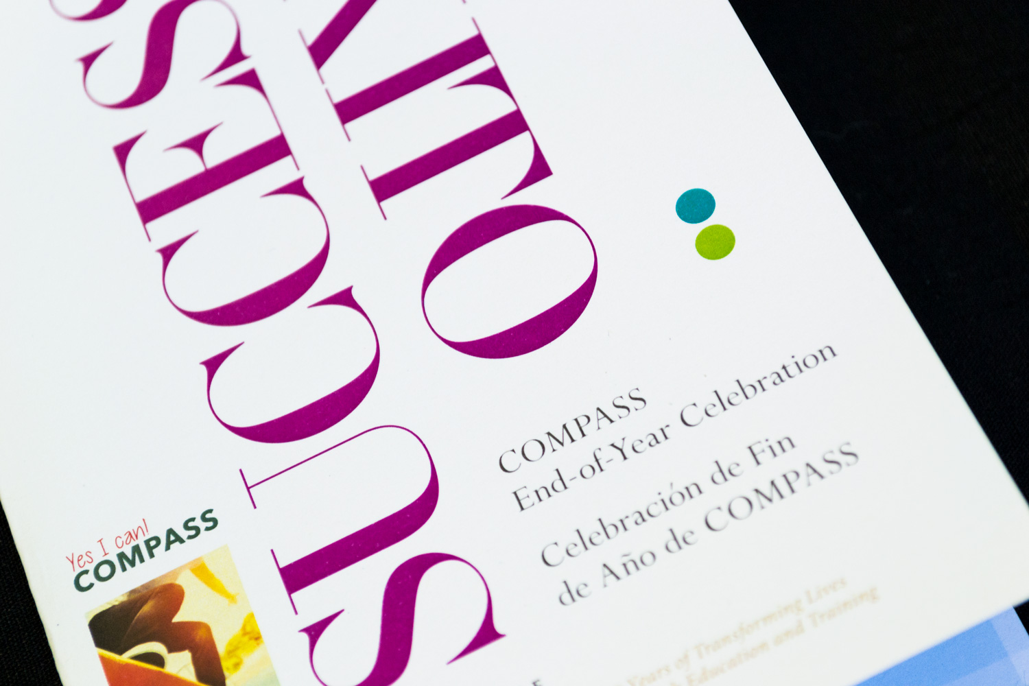 Mail invitation for COMPASS event at College of Marin